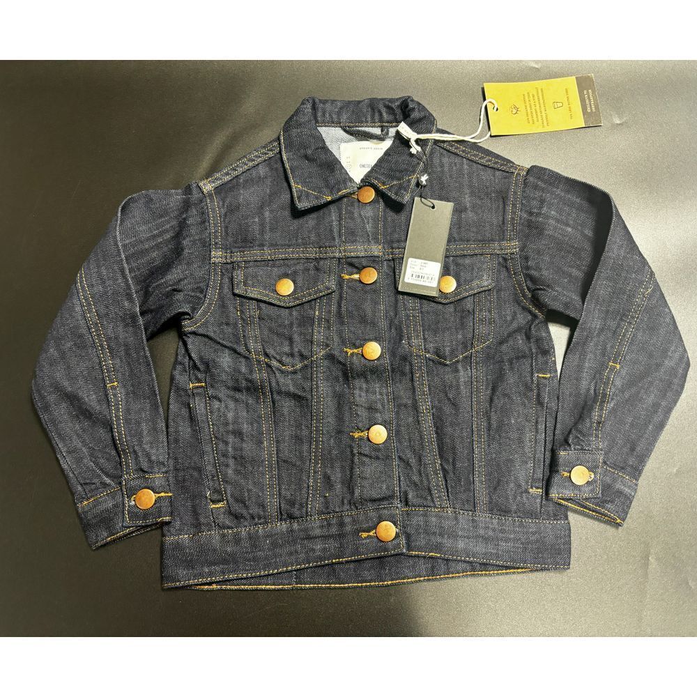 OneTeaspoon‎ NWT Raw Indigo Bandit Trucker Classic Button-up Denim Jacket Sz 6-7